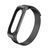 Ремінець Xiaomi Mi Band 5/6 Steel magnet black 31491 фото