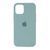 Silicone case Full iPhone 12/12 Pro turquoise 37311 фото