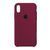 Silicone case iPhone Xs Max marsala 03729 фото