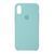 Silicone case iPhone X/XS Marine green 25051 фото