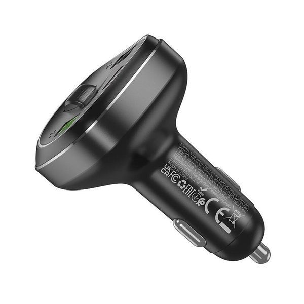 FM трансмістер Bluetooth Hoco E76 PD45W QC3.0 black 33305 фото
