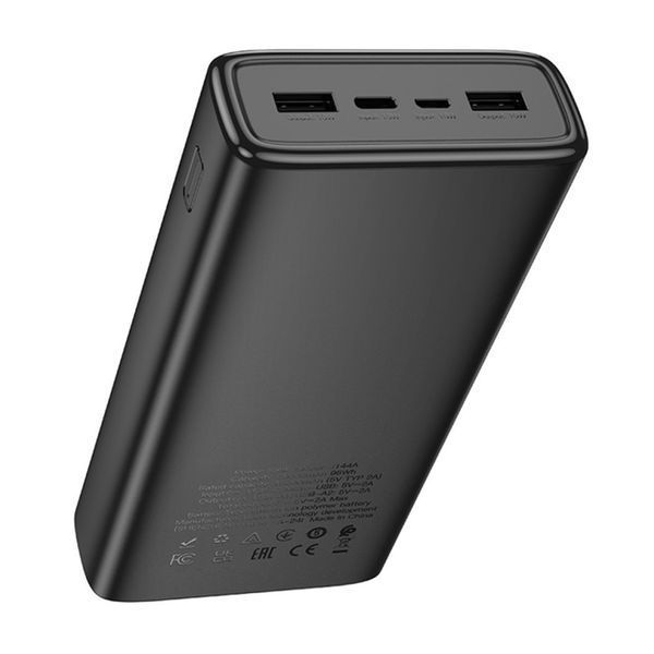 Power bank 30 000 mAh Hoco J144 A 5V/2A black 44067 фото