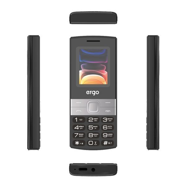 Телефон Ergo B185 Black UA 44222 фото