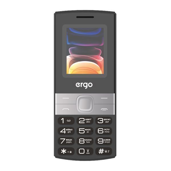 Телефон Ergo B185 Black UA 44222 фото