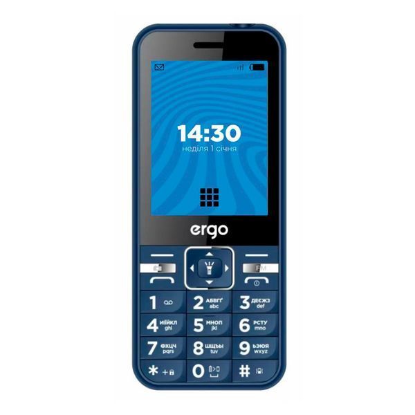 Телефон Ergo E281 Blue UA 47261 фото