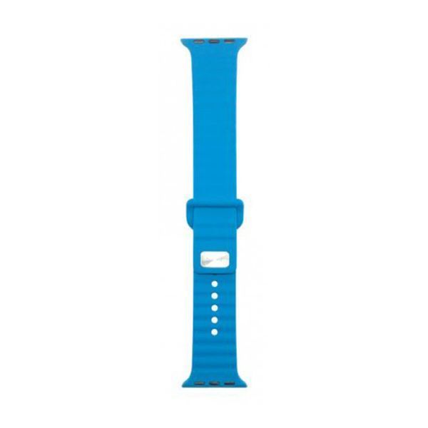 Універсальний ремінець 22mm silicone neon blue 28609 фото