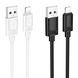 USB Cable Hoco Lightning X122 2.4A 1m white 44115 фото 3