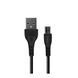 USB Cable Hoco Micro usb DU24 Long 2.4A 1m black 26935 фото 1