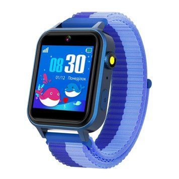 Дитячий годинник AmiGo GO10S Pro Wi-Fi Blue UA 44541 фото