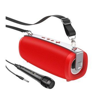Колонка Bluetooth Hoco BS55 + мікрофон red 33613 фото