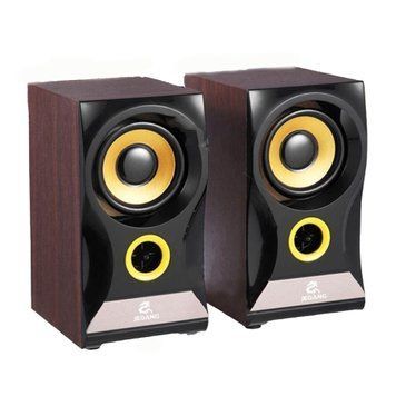 Колонка для комп'ютера JEQANG JS-960 brown 00156 фото