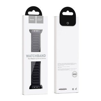Ремінець Apple watch 38/40/41mm Hoco WA23 black 49485 фото