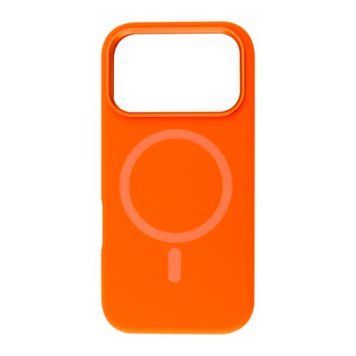 Силікон iPhone 17 Pro Max with MagSafe Fibra OmniMag orange 46608 фото