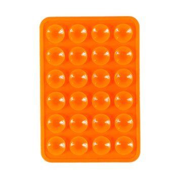 Силіконовий тримач-присоска orange 45606 фото
