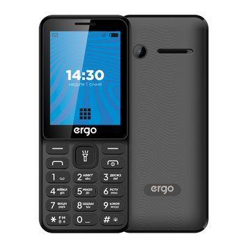 Телефон Ergo E284 Black UA 47262 фото