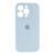 Silicone case Full camera iPhone 13 Pro Max light blue 34428 фото