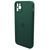 Silicone case Full camera iPhone 14 Pro hunter green 09091 фото