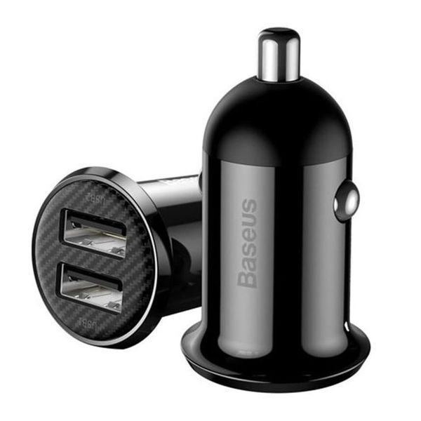 АЗП Baseus Grain Pro Car 4.8A (2USB) black UA 40000 фото