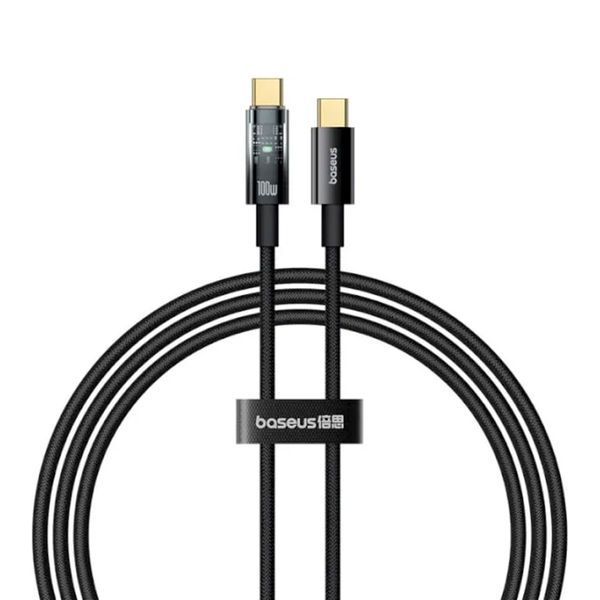 Cable Baseus Gem Fast-Charging Data Cable Type-C to Type-C 100W (1m) black 45958 фото