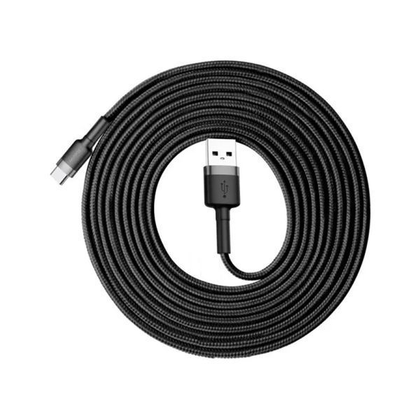 USB Cable Baseus Cafule Type-C Cable 2A (3m) gray/black 06020 фото