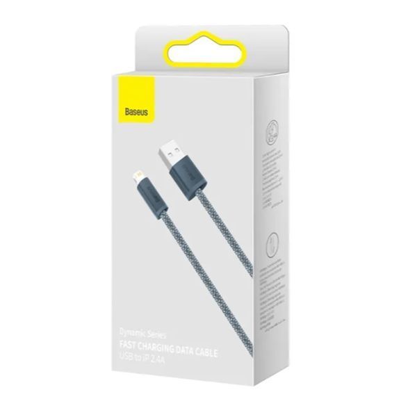 Кабель Baseus Dynamic Series Fast Charging Lightning 2.4A (2m) slate gray 12505 фото