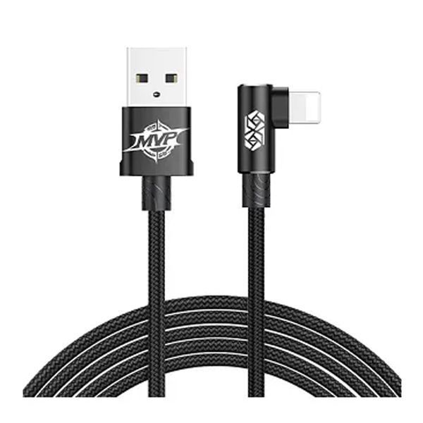 USB Cable Baseus MVP Elbow Lightning 2.4A (1m) black 18583 фото