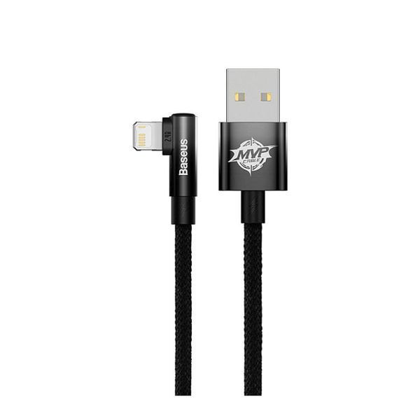 USB Cable Baseus MVP Elbow Lightning 2.4A (1m) black 18583 фото