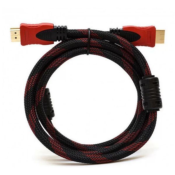 Кабель компьютерный HDMI/HDMI 20 метров с оплеткой в пакете 20002 фото