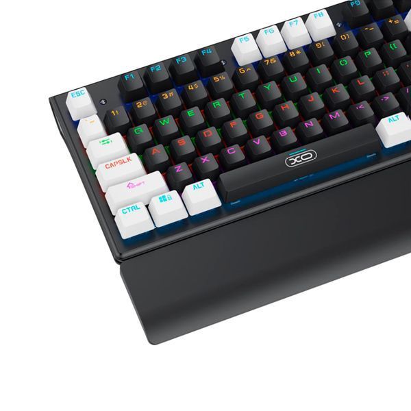 Клавіатура XO KB-06 mixed color luminous mechanical + мишка ігрова black 46930 фото