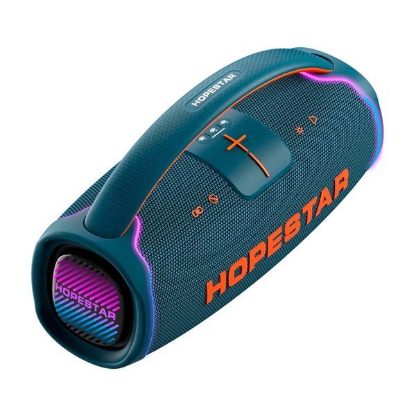 Колонка Bluetooth Hopestar A65 300W/IPX6/30000mAh/65W FAst Charge + мікрофон blue 44997 фото