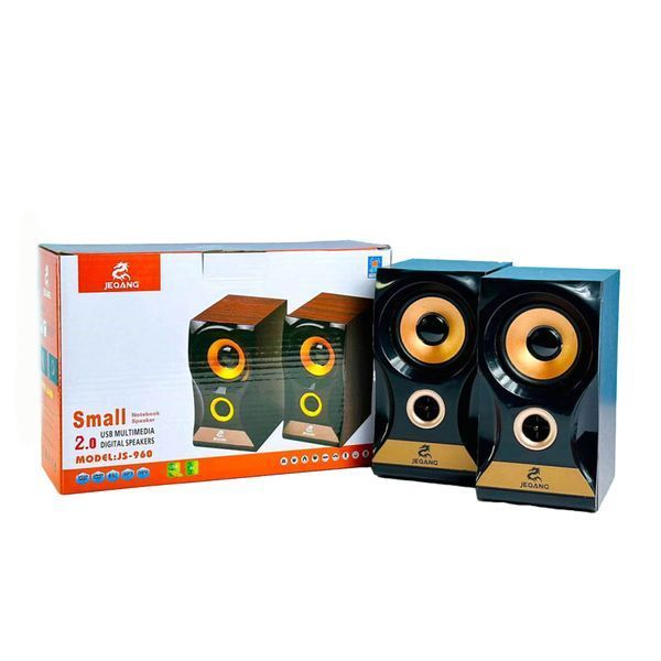 Колонка для комп'ютера JEQANG JS-960 brown 00156 фото
