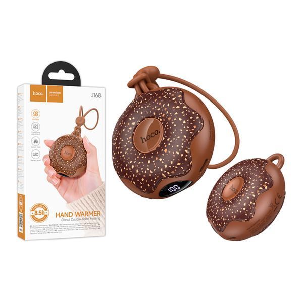 Магнітна грілка для рук Hoco J168 brown 44893 фото