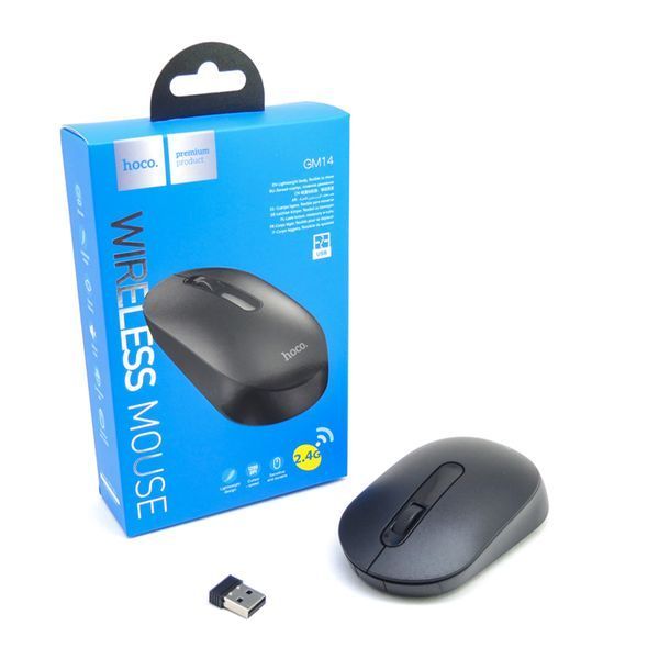 Мишка Bluetooth Hoco GM14 black 27705 фото