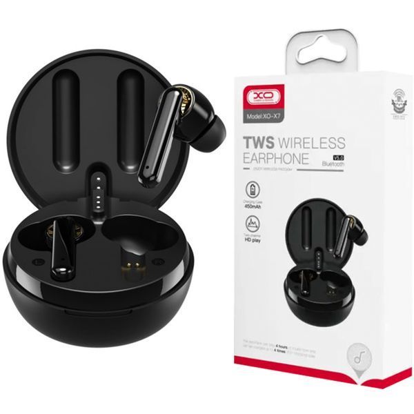 Навушники Air Bluetooth XO X7 black 30019 фото