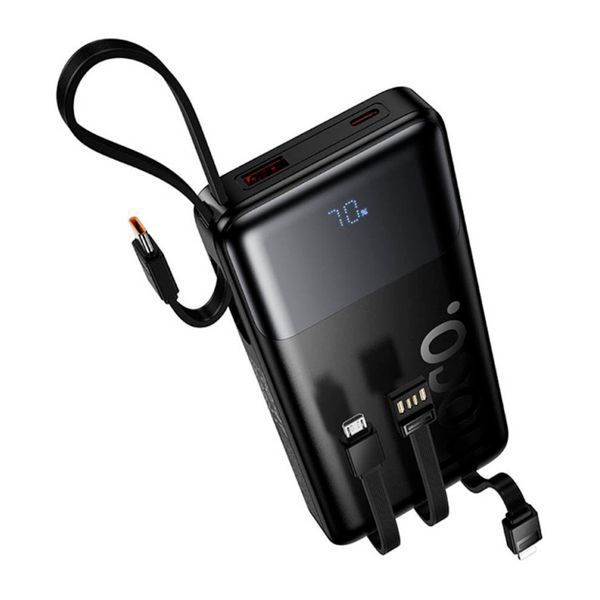Power bank 10 000 mAh Hoco J156 PD20W+QC3.0 22.5W 4 cables black 46033 фото