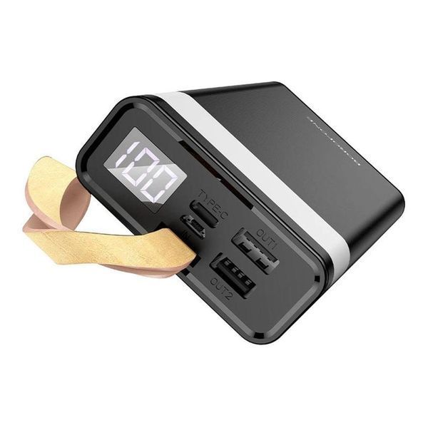 Power bank 20000 mah Borofone J18 Bipow Display LED Lamp LCD white 36450 фото