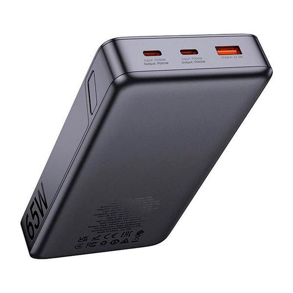 Power bank 25 000 mAh Hoco Q40 PD 65W 1A2C Display black 44068 фото