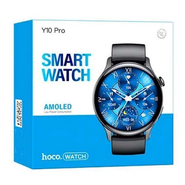 Смарт-годинник Hoco Y10 Pro AMOLED sports black 34192 фото