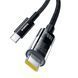 Cable Baseus Gem Fast-Charging Data Cable Type-C to Type-C 100W (1m) black 45958 фото 3