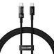 Cable Baseus Gem Fast-Charging Data Cable Type-C to Type-C 100W (1m) black 45958 фото 4