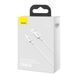 USB Cable Baseus Superior Series Fast Charging Type-C 66W (1m) white 18989 фото 1
