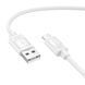 USB Cable Hoco Micro usb X122 2.4A 1m white 44117 фото 2
