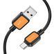 USB Cable Hoco Type-C X108 3A 1m black 41184 фото 2