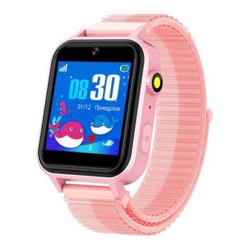 Дитячий годинник AmiGo GO10S Pro Wi-Fi Pink UA 44542 фото