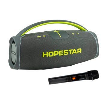 Колонка Bluetooth Hopestar A65 300W/IPX6/30000mAh/65W FAst Charge + мікрофон grey 44998 фото