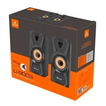 Колонка для комп'ютера Kisonli U-9003 black 45400 фото