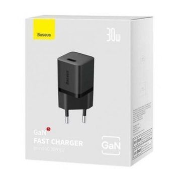 МЗП Baseus GaN5S Fast Charger 30W (1USB-C) black 26979 фото