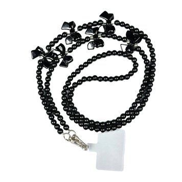 Ремiнець-перлина з карабiном для смартфона black 41352 фото