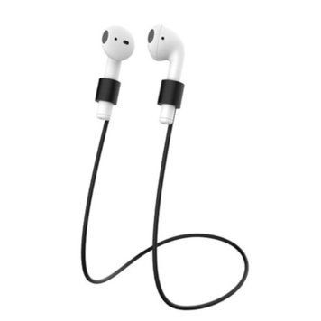 Шнур-фіксатор для airPods black 02939 фото