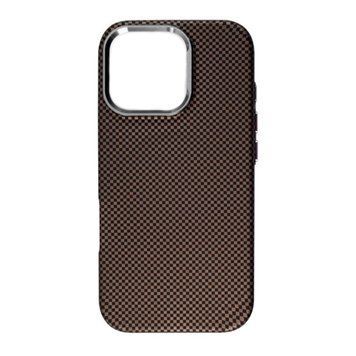 Накладка iPhone 15 Pro Max with MagSafe Fibra Carbonite brown 45704 фото